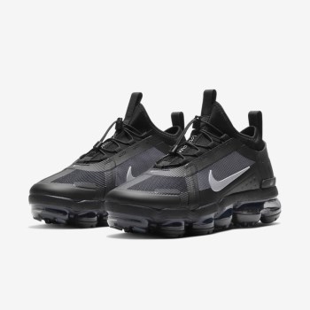 Nike Air VaporMax 2019 Utility - Női Utcai Cipő - Fekete/Fekete/Fehér/Titán